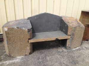 Basalt bench