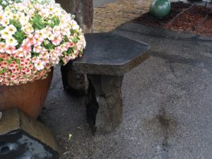 Basalt end table