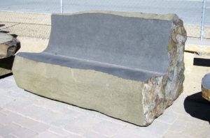 Basalt love seat