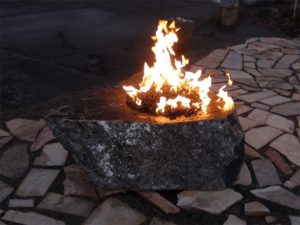 Black magic fire rock