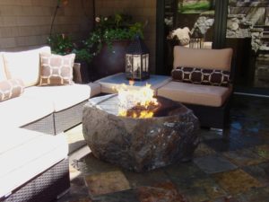 Black magic fire rock