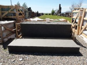 Chiseled edge basalt