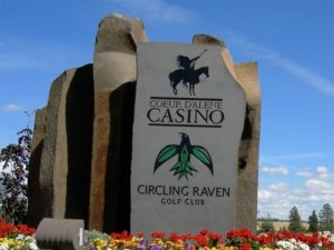 Coeur dAlene Casino sign