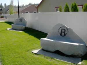 Granite lounge chairs