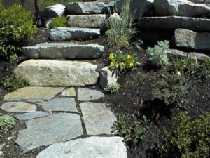 Granite stairs