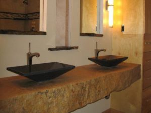 Limestone countertop