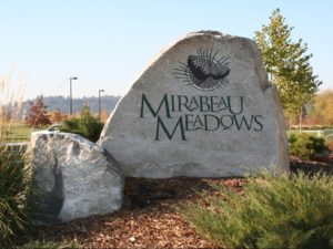 Mirabeau Meadows sign