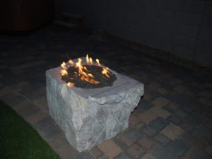 Pink champagne fire rock