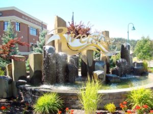 Riverstone Development entry fountains - CDA, Idaho