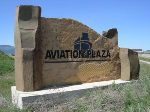 Aviation Plaza sign