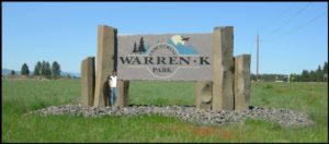 Warren K Park sign